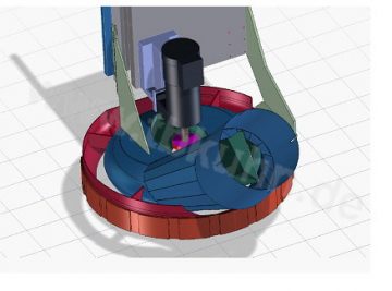 Betriebstechnik 3D Konstruktion Stauberfassung